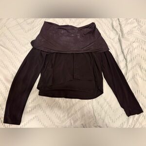 Black Women's off the shoulder top